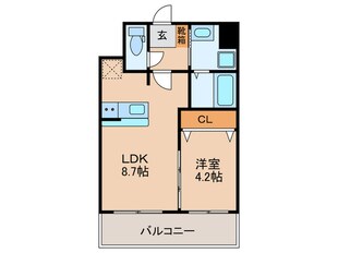 仮)カルム半道橋の物件間取画像